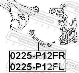 Тяга передней подвески L nissan Primera (P12) F