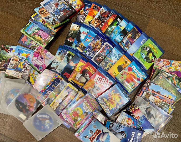 Dvd и Blu Ray диски мультфильмы