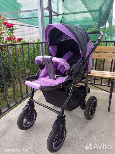 Детская коляска 2 в 1 Babyton rocky Purple