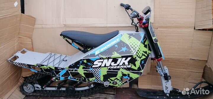 Снегоход сноубайк электрический