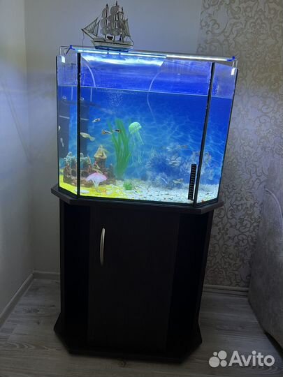 Аквариум с тумбой