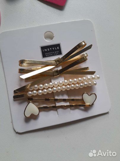 Заколки ободки корона резинки для волос