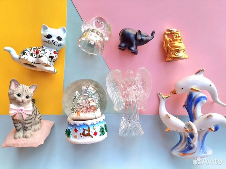 Сувениры и подарки животные из фарфора стекла