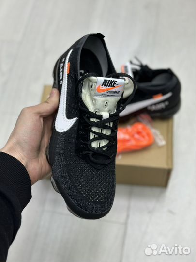 Кроссовки Nike Vapormax Off White черные мужские