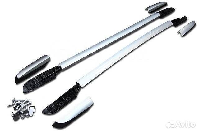 Рейлинги toyota Vanguard RAV4 05-13 чёрные, серебр