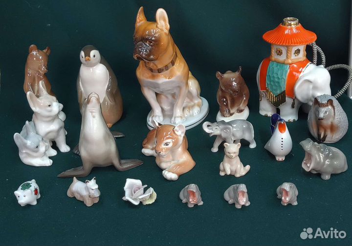 Статуэтки лфз, полонне, гжель, кузнецов