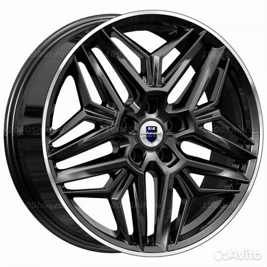 Диск 7*19 5*114,3 ET40 66,6 кик Колумб (кс1038) Алмаз черный