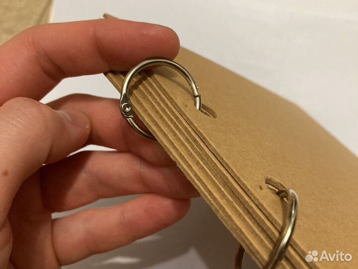 Альбом заготовка для скрапбукинга на кольцах