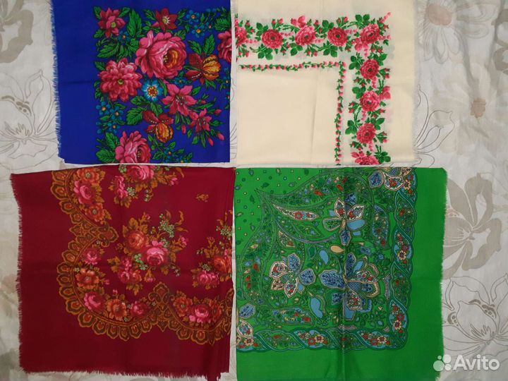 Павловопосадские платки абсолютно новые