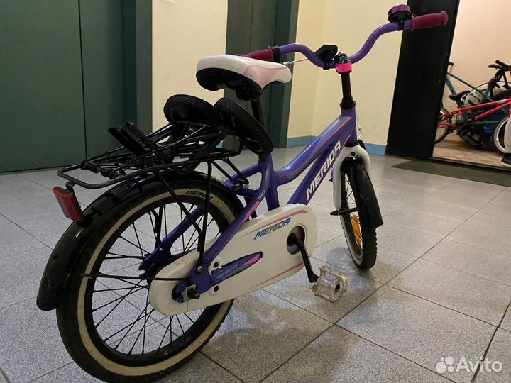 Детский велосипед для девочки merida 5-8 лет