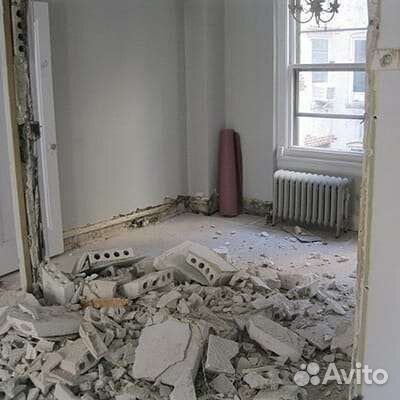 Демонтаж, слом стен