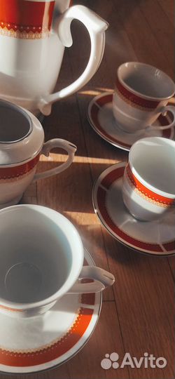 Кофейный сервиз на 8 персон СССР