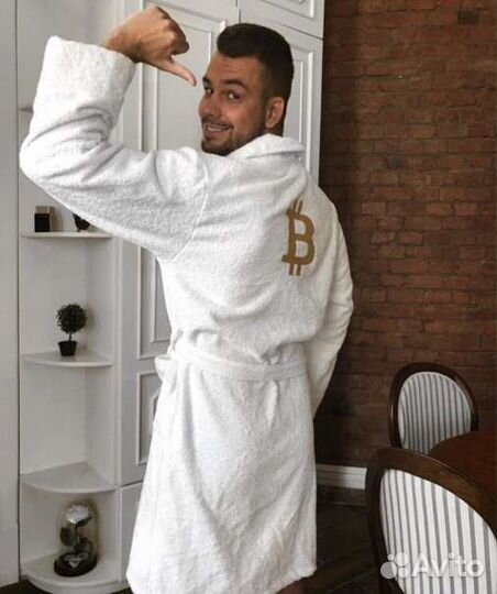 Махровые именные халаты с ручной вышивкой