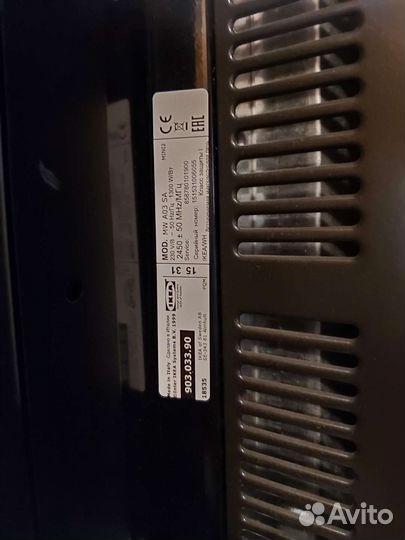 Встраиваемая микроволновая печь бу IKEA