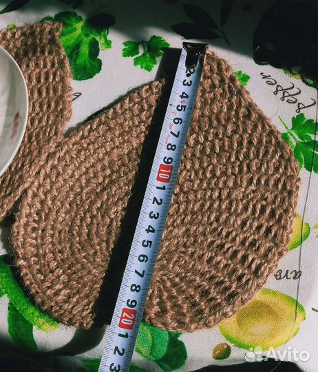 Салфетки сервировочные из джута