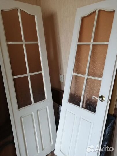 Дверь двустворчатая бу