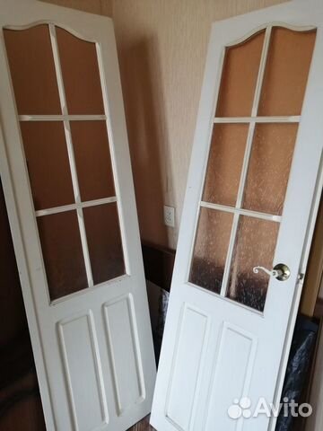 Дверь двустворчатая бу