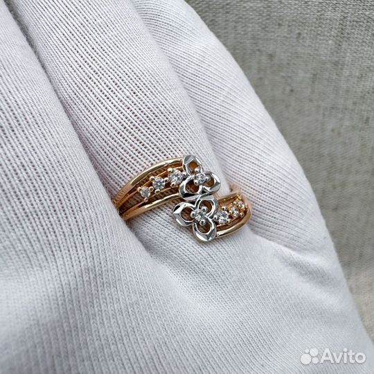 Кольцо с фианитами. Размер 17, №Z530695N2