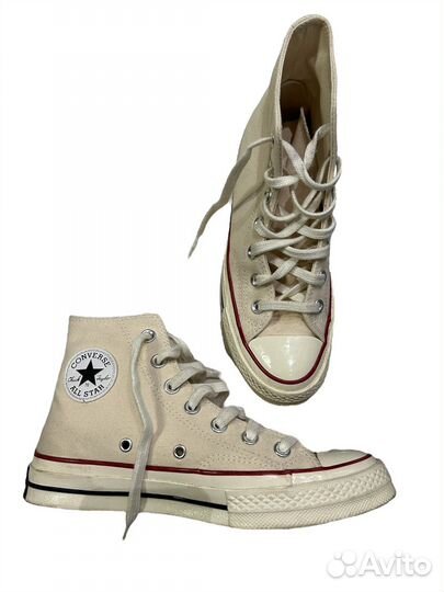 Кеды converse chuck taylor 70 высокие белые