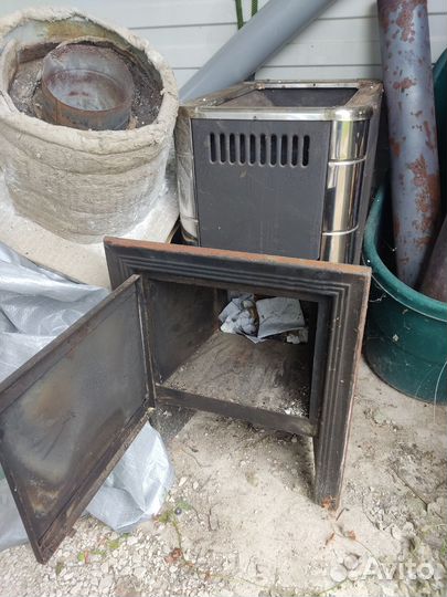 Печь для сауны, отопления домика бу