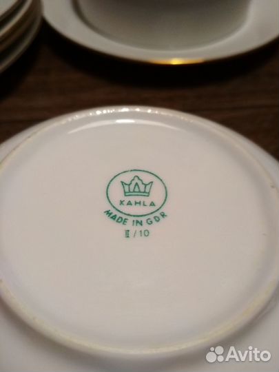 Чайный,кофейный сервиз гдр Kahla