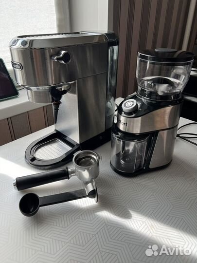 Кофемашина и кофемолка