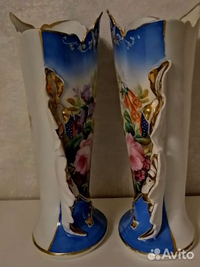 Вазы каминные старая Франция, Италия. Высокие