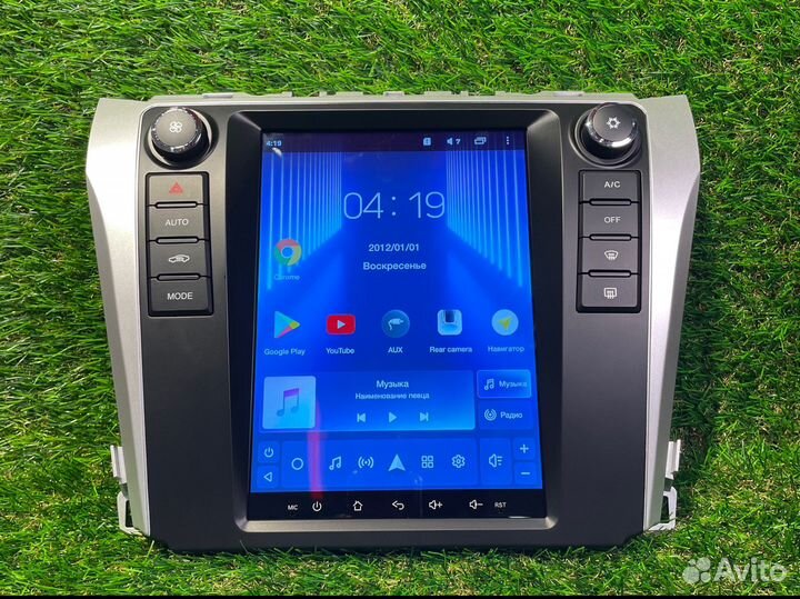 Магнитола tesla на Camry 50-55