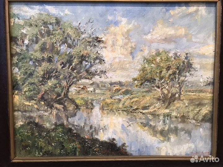 Картина маслом на холсте пейзаж