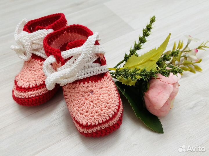 Вязаные пинеточки и носочки
