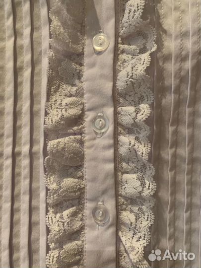 Рубашка белая, рост 146