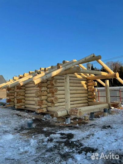 Срубы домов и бань