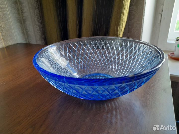 Салатники, конфетницы из цветного стекла СССР