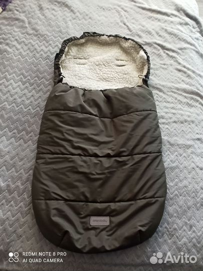 Конверт зимний на овчине amarobaby 105 см