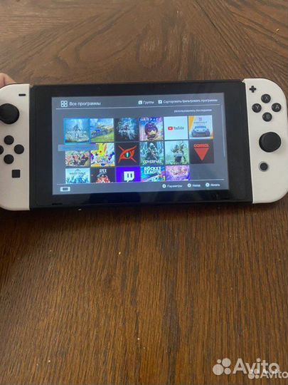 Nintendo switch rev 2 с играми