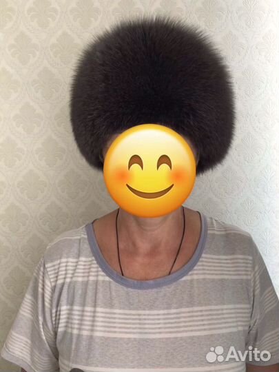 Шапка из меха песца