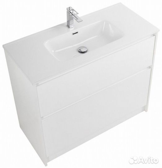 Мебель для ванной BelBagno Kraft-1000-PIA-BB1000ETL Bianco Opaco