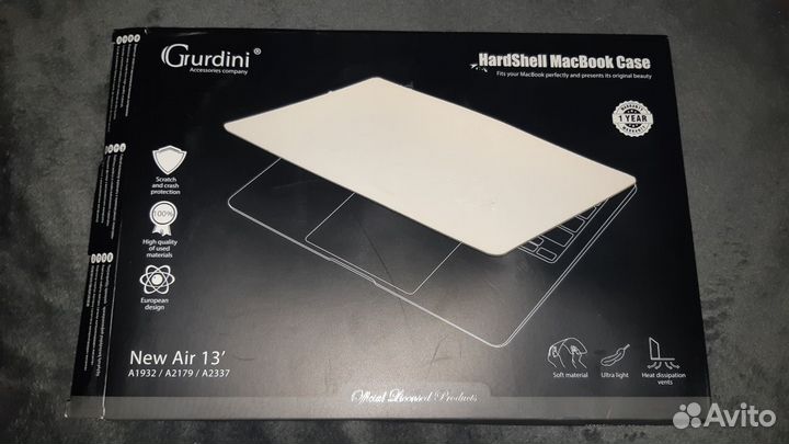 Чехол Gurdini для Macbook Air 13 New 2018