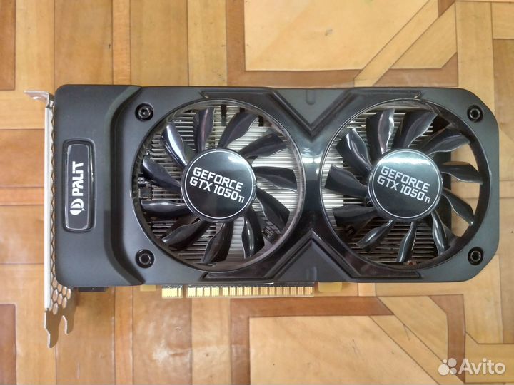 Видеокарта Palit GeForce GTX 1050 Ti dual OC 4096M