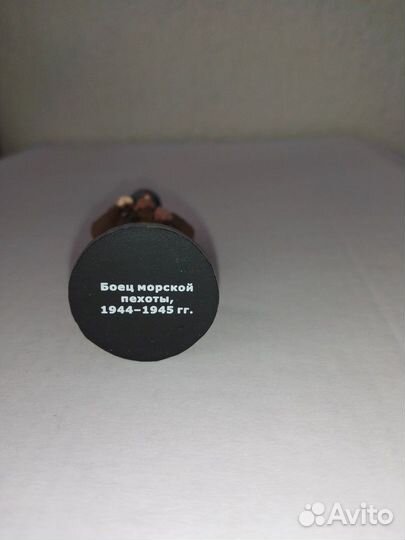 Модель солдатик Боец морской пехоты оловянный