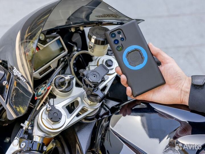 Крепление телефона в рулевой вал (PRO) Quad Lock