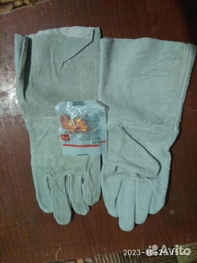 Краги сварочные. Беруши в подарок