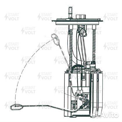 Насос топливный startvolt SFM 0808