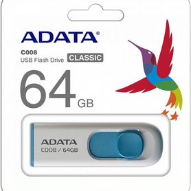 Флэшка 64Gb USB 2.0 выдвижная AC008-64G-RWE