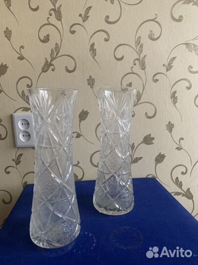 Ваза хрустальная большая СССР