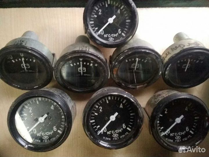Манометр газ-66, Урал, камаз, ЗИЛ 6 атм
