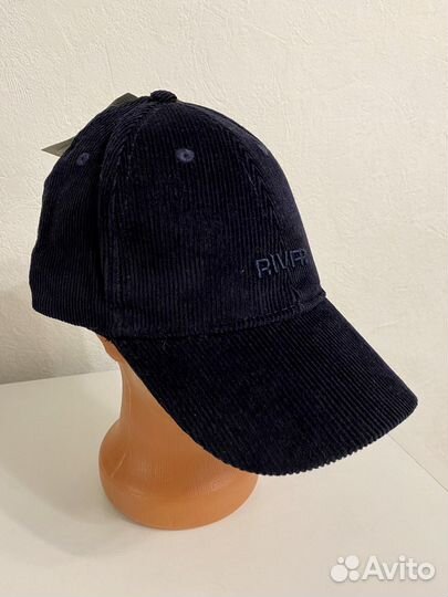 River Island.новая бейсболка:вельвет. OneSize