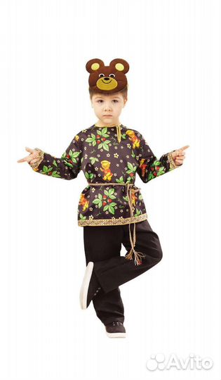 Новогодний костюм мишка 104