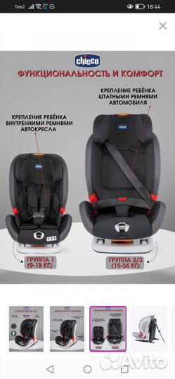 Автокресло chicco universe fix