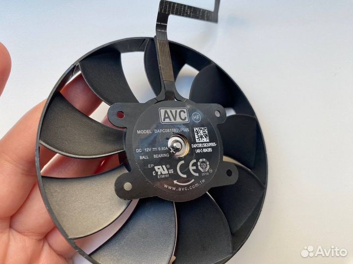 Вентилятор для Founders Edition RTX3070, 3060Ti